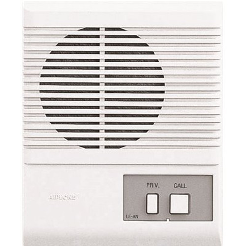 AIPHONE LE Series Surface Mount 1-Channel Audio Sub-Station with Private Intercom with Eavesdropping Privacy Button, White AIPHONE LE Series Surface Mount 1-Channel Audio Sub-Station with Private Intercom with Eavesdropping Privacy Button, White