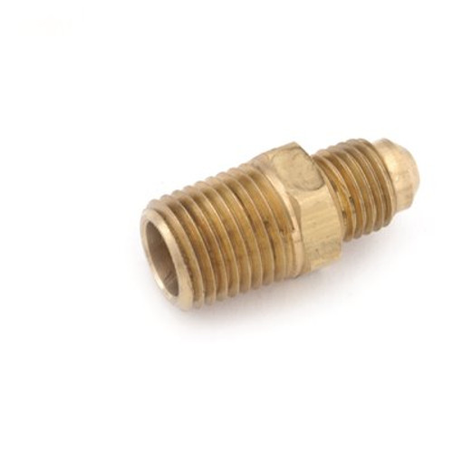 Anderson Metals 3/8 in. Flare x 3/4 in. Brass MIP Extra Heavy Long Thread Adapter (10/Bag)