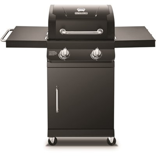 Dyna-Glo Premier 2-Burner Propane Gas Grill with Folding Side Tables in Black Dyna-Glo Premier 2-Burner Propane Gas Grill with Folding Side Tables in Black