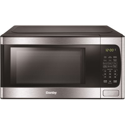 Danby 0.9 cu. ft. Countertop Microwave in Black and Stainless