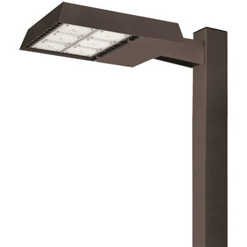 Ratio 400-Watt Equivalent Integrated LED Dark Bronze Area Light, 4000K, Light Distribution Type 3, 120-Volt to 277-Volt Ratio 400-Watt Equivalent Integrated LED Dark Bronze Area Light, 4000K, Light Distribution Type 3, 120-Volt to 277-Volt