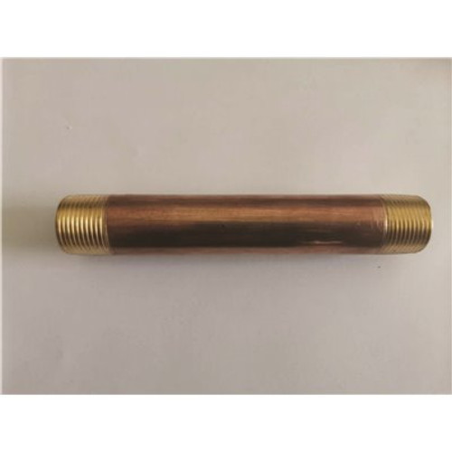 Everbilt 3/4 in. x 6 in. Brass Nipple (10-Pack)