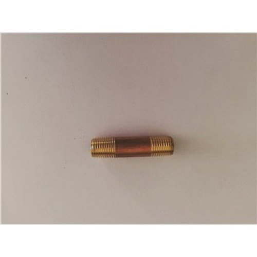 Everbilt 1/4 in. x 2 in. Brass Nipple (10-Pack)
