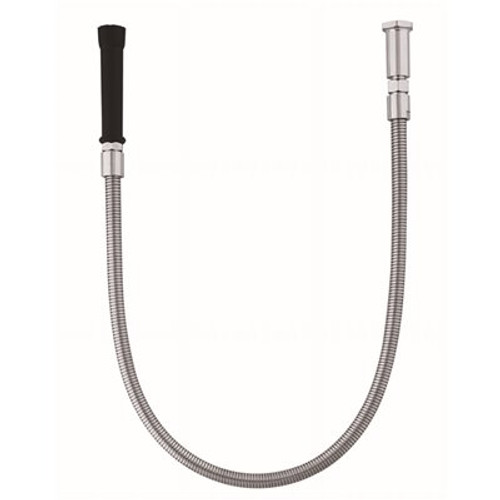 T&S Hose 44 in. Black Handle Flex Stainless Steel