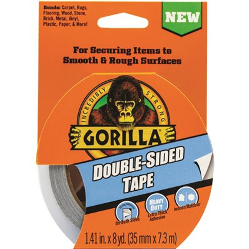 Gorilla 1.41 in. x 8 yd. Double Sided Tape (6-Pack)