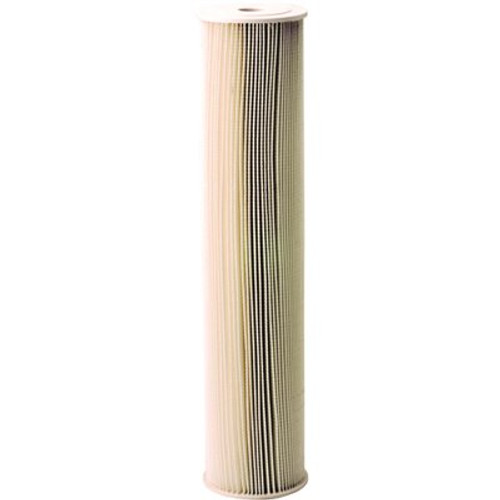 PENTEK ECP5-20BB Pleated Cellulose and Polyester 20 in. 5 m. 20 G m. Under Sink Replacement Water Filter Cartridge (6-Pack)