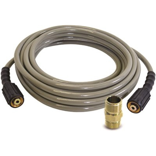 SIMPSON MorFlex 5/16 in. x 25 ft. Replacement/Extension Hose with M22 Connections for 3700 PSI Cold Water Pressure Washers SIMPSON MorFlex 5/16 in. x 25 ft. Replacement/Extension Hose with M22 Connections for 3700 PSI Cold Water Pressure Washers