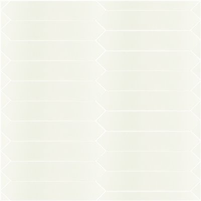 MSI White Tapered Picket 0.63 in. x 13 in. Glossy Ceramic Stone Look Wall Tile (12.21 sq. ft./Case)