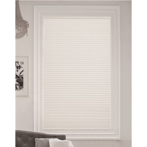 BlindsAvenue Simply White Dove Cordless Blackout Single Cell Polyester Cellular Shade 54 in. W x 48 in. L
