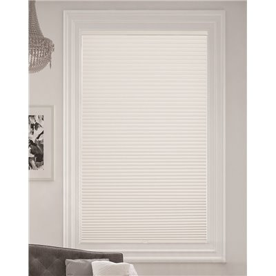 BlindsAvenue Simply White Dove Cordless Blackout Single Cell Polyester Cellular Shade 72 in. W x 48 in. L