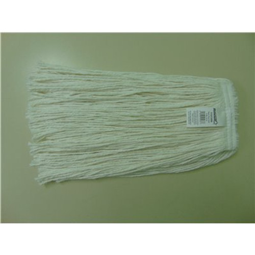 Renown 16 oz. 1 in. 4-Ply White Headband Rayon Cut End Mop Head (6/Case)