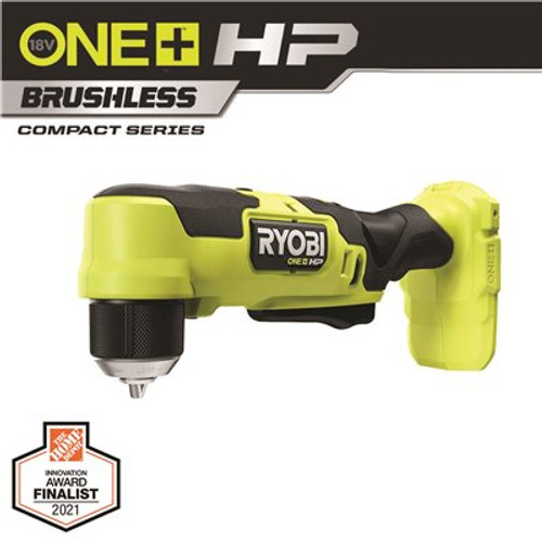 RYOBI ONE+ HP 18V Brushless Cordless Compact 3/8 in. Right Angle Drill (Tool Only)