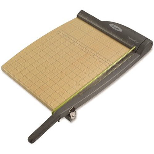 Swingline ClassicCut Pro 15 in. Guillotine Trimmer with Protective Guard Rail, Graphite/Oak (15-Sheets)