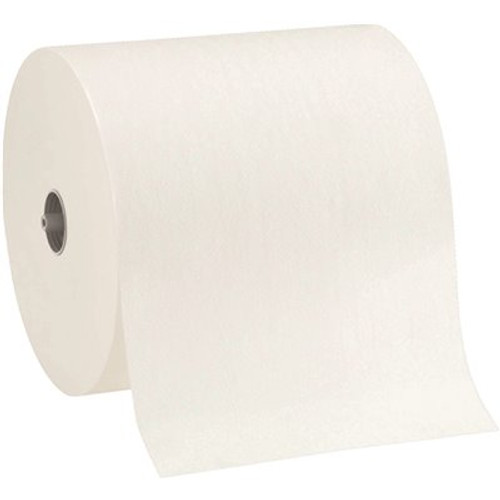 Renown 8 in. Recycled Paper Towel Roll, White, 1150 ft./Roll, 6-Rolls/Case