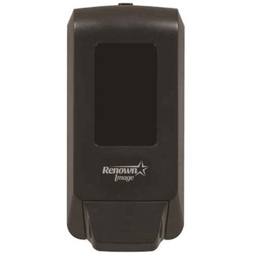 Renown Black Manual Soap Dispenser