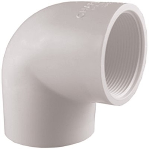 Mueller Streamline 1/2 in. PVC Sch. 40 90-Degree S x FPT Elbow