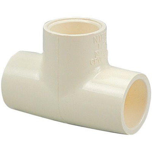 NIBCO 1-1/2 in. x 1-1/2 in. x 1 in. CPVC CTS Socket x Socket x Socket Reducing Tee Fitting