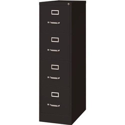 Hirsh 15 in. W Black 2-Drawer Lateral File Cabinet