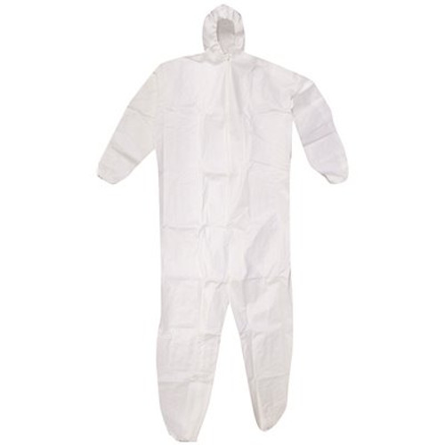 TRIMACO SuperTuff XL Heavy Duty Painters Coveralls with Hood, Bulk Pack (25/Case)