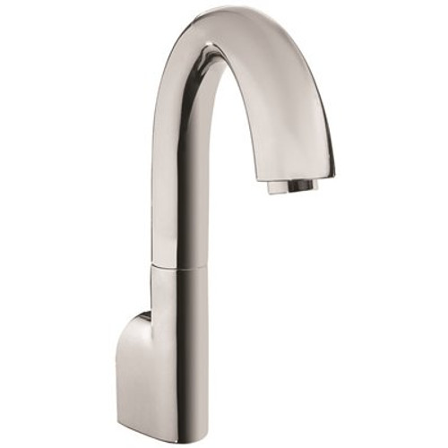 TOTO Gooseneck Wall-Mount EcoPower 0.35 GPM Electronic Touchless Sensor Bathroom Faucet in Polished Chrome