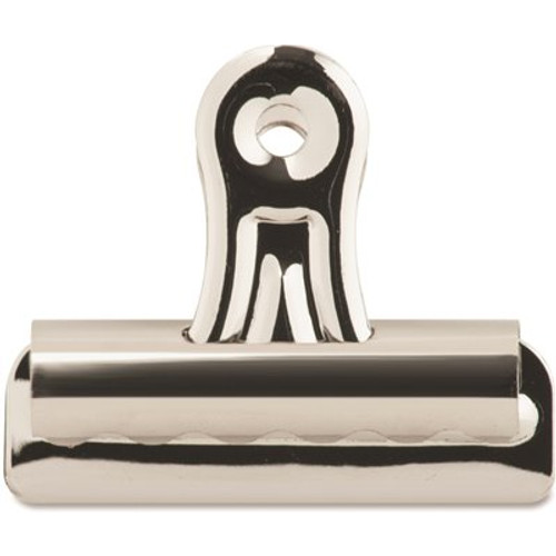 Business Source Number 2 Heavy-Duty Bulldog Grip Clips, Silver