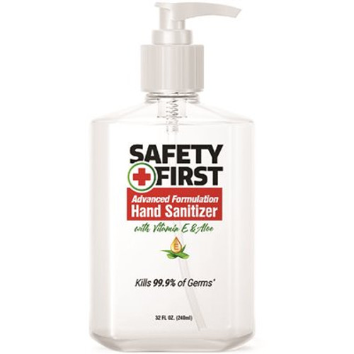 Safety First 32 oz. Hand Sanitizer with Pump IPA