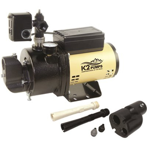 K2 3/4 HP 20 GPM Diagnostic Convertible Jet Pump