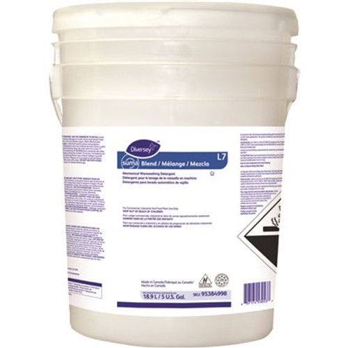 Diversey Suma Blend L7, 5 Gal. Chlorine Dishwasher Detergent
