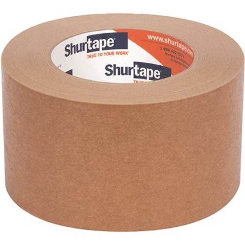 Shurtape FP 97 6 mils 72 mm x 55 m (2.83 in. x 60 yds.) Flatback Kraft Paper Tape (1-Case) (16-Rolls)