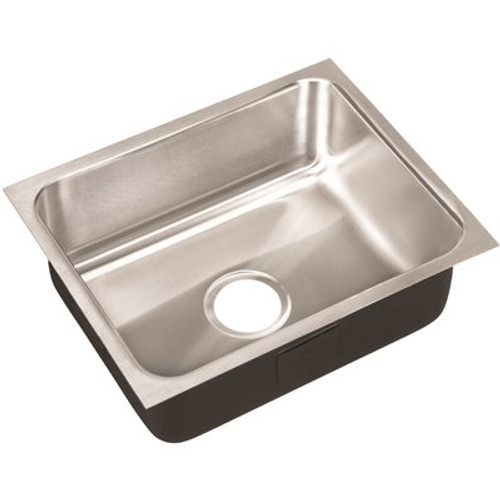 Just Manufacturing 18-Gauge Type 304 Stainless Steel 16 in. O.D. x 18 in. Single Bowl Undermount Kitchen Sink