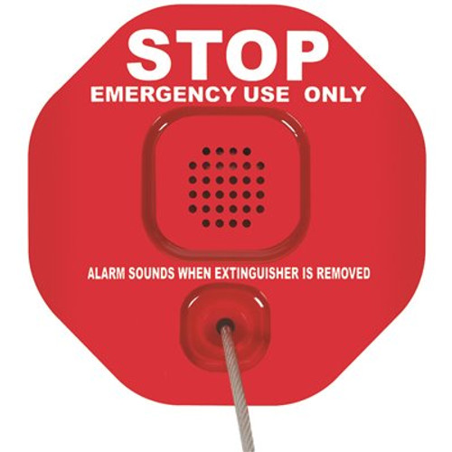 Safety Technology International Theft Stopper Wireless Fire Extinguisher Alarm Kit, Battery Operated