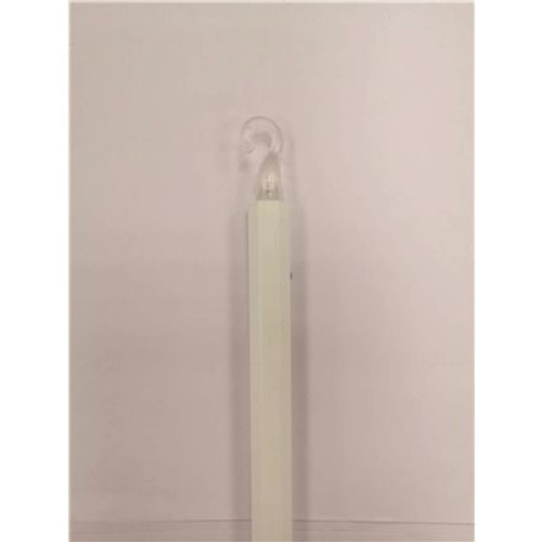 Designer's Touch 1 in. CDLS LF Vinyl 30 in. Wand White