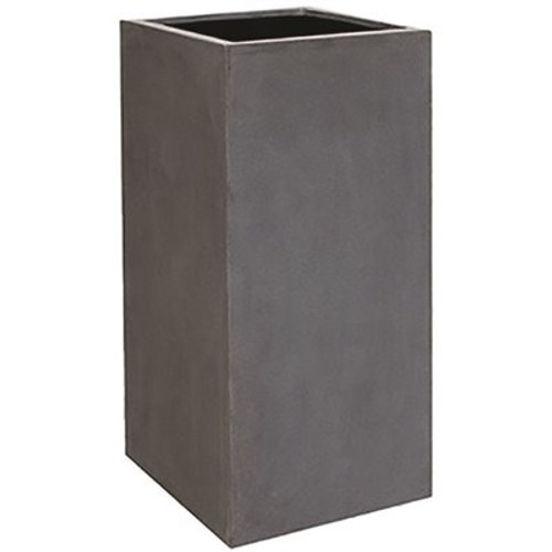 Vasesource 39.25 in. x 19.5 in. x 19.5 in. Bouvy XL Natural Gray Square Fiberstone Planter