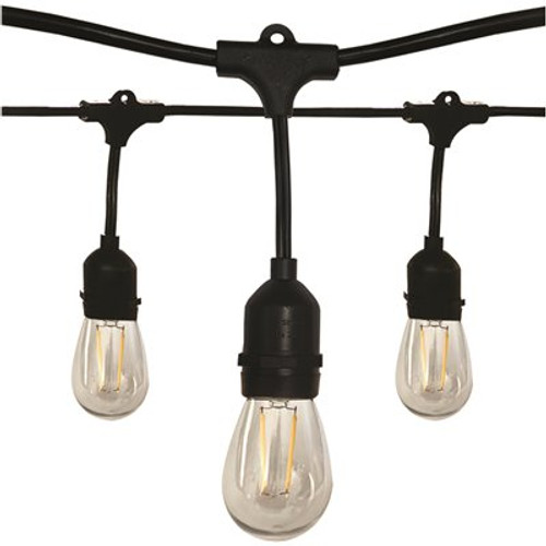 Outdoor 24 ft. Plug-in Edison Bulb String Light