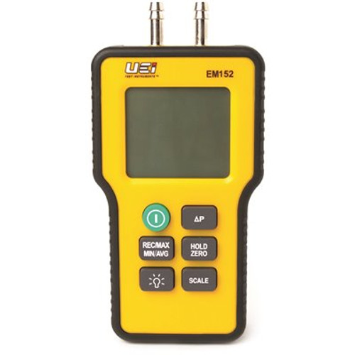 UEi Test Instruments Dual Differential Digital Manometer with NIST Calibrations