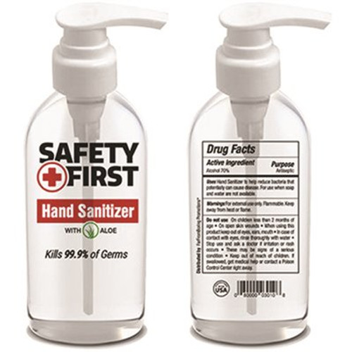 SAFETY WERCS 8 oz. IPA - CA Safety First Hand Sanitizer