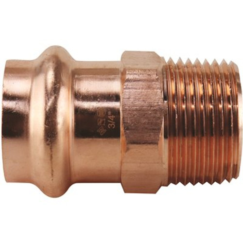 Apollo 3/4 in. x 3/4 in. Copper Press x MPT Male Adapter