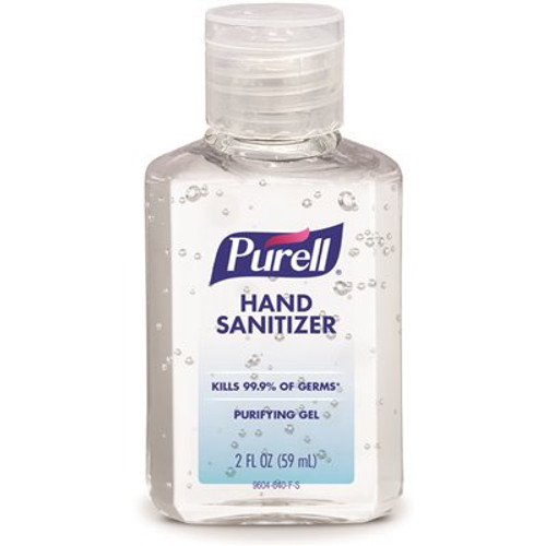 Purell 2 oz. Unscented Purifying Gel Hand Sanitizer Bottle (24-Pack)