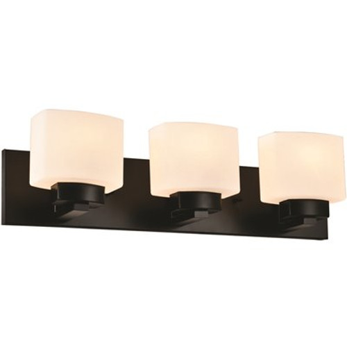 Design House Dove Creek 24 in. 3-Light Matte Black Vanity Light