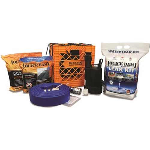 Quick Dam Emergency Flood Pump Kit (6-Pack)