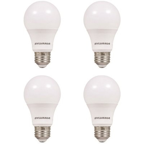 Sylvania 60-Watt Equivalent A19 LightSHIELD Germicidal 5000K Daylight White LED Light Bulbs (4-Pack)