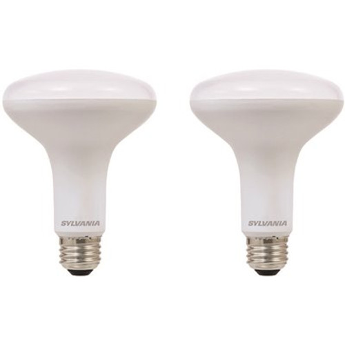 Sylvania 65-Watt Equivalent BR30 Dimmable LightSHIELD Germicidal 5000K Daylight White LED Light Bulbs (2-Pack)