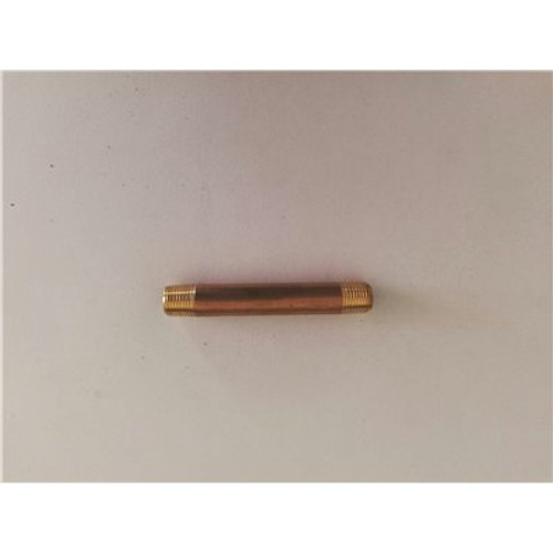 Everbilt 1/8 in. x 2-1/2 in. Brass Nipple