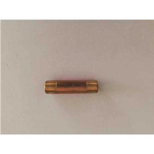 Everbilt 3/8 in. x 2-1/2 in. Brass Nipple