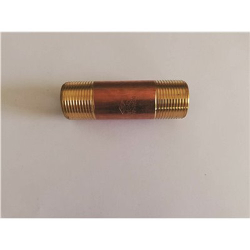 Everbilt 1 in. x 4 in. Brass Nipple