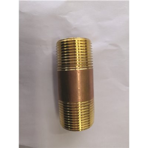 Everbilt 1 in. x 3 in. Brass Nipple