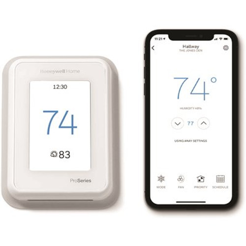 Honeywell T10 7 Day Learning Programmable Thermostat, 3 Heat/2 Cool