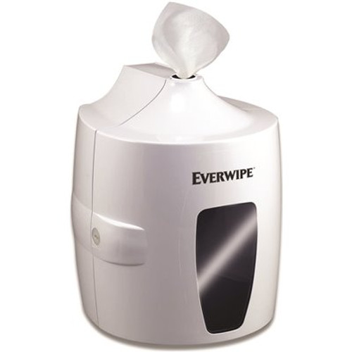 EVERWIPE 10-DISP White Centerpull Wipe Wall Mount Dispenser