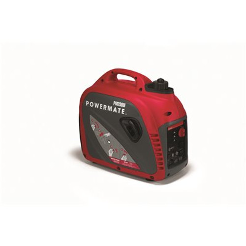 Powermate PM2000i 2,000-Watt Manual-Start Gasoline Powered Inverter Generator, 50 ST/CSA