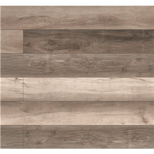 A&A Surfaces Heritage Mave 7 in. W x 48 in. L Rigid Core Click Lock Luxury Vinyl Plank Flooring (19.02 sq. ft./Case)